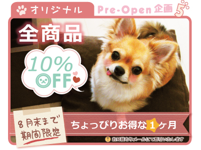 全品10パーセントオフ!